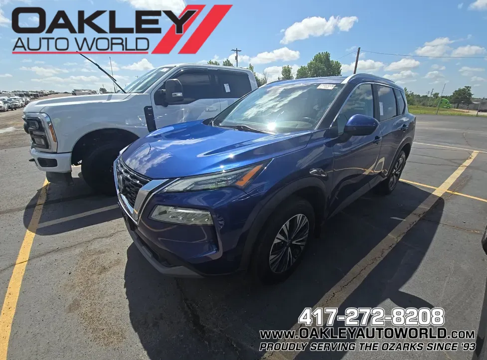 Blue 2023 Nissan Rogue SV for sale in Branson West, MO