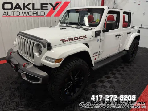 White 2023 Jeep Wrangler Sahara 4xe for sale in Branson West, MO