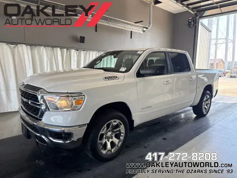 White 2022 Ram 1500 Big Horn/Lone Star for sale in Branson West, MO