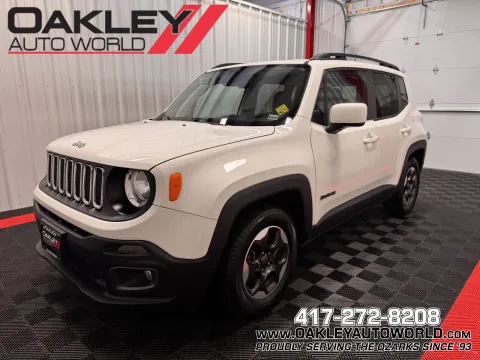 White 2018 Jeep Renegade Latitude for sale in Branson West, MO