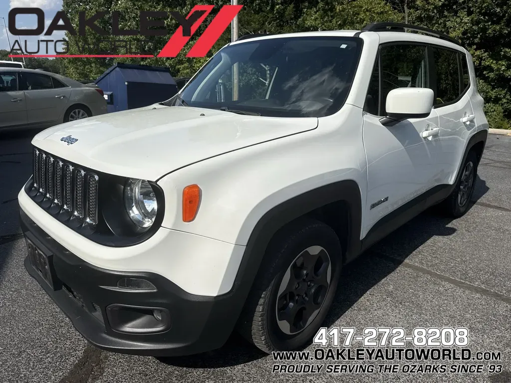 White 2018 Jeep Renegade Latitude for sale in Branson West, MO