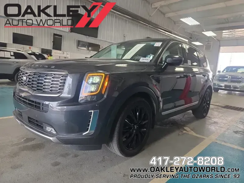 Gray 2021 Kia Telluride SX for sale in Branson West, MO