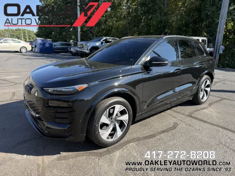 Black 2025 Audi Q6 e-tron Prestige for sale in Branson West, MO