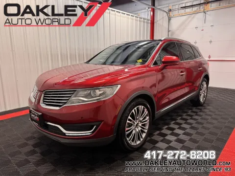 Red 2016 Lincoln MKX Reserve for sale in Branson West, MO