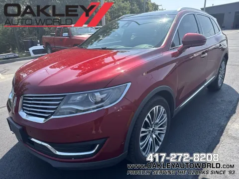 Red 2016 Lincoln MKX Reserve for sale in Branson West, MO