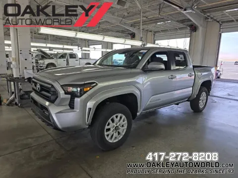 Silver 2024 Toyota Tacoma SR5 for sale in Branson West, MO