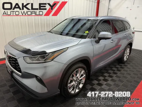 Blue 2023 Toyota Highlander Limited for sale in Branson West, MO
