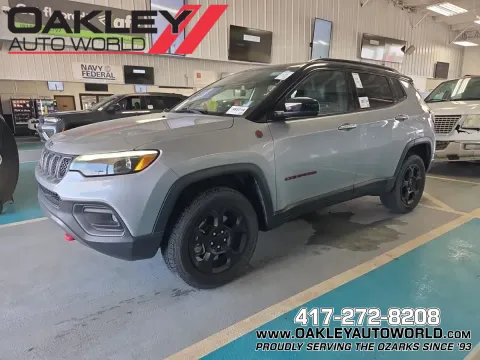 Silver 2023 Jeep Compass Trailhawk for sale in Branson West, MO