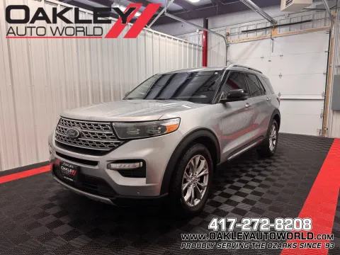 Silver 2021 Ford Explorer Limited for sale in Branson West, MO