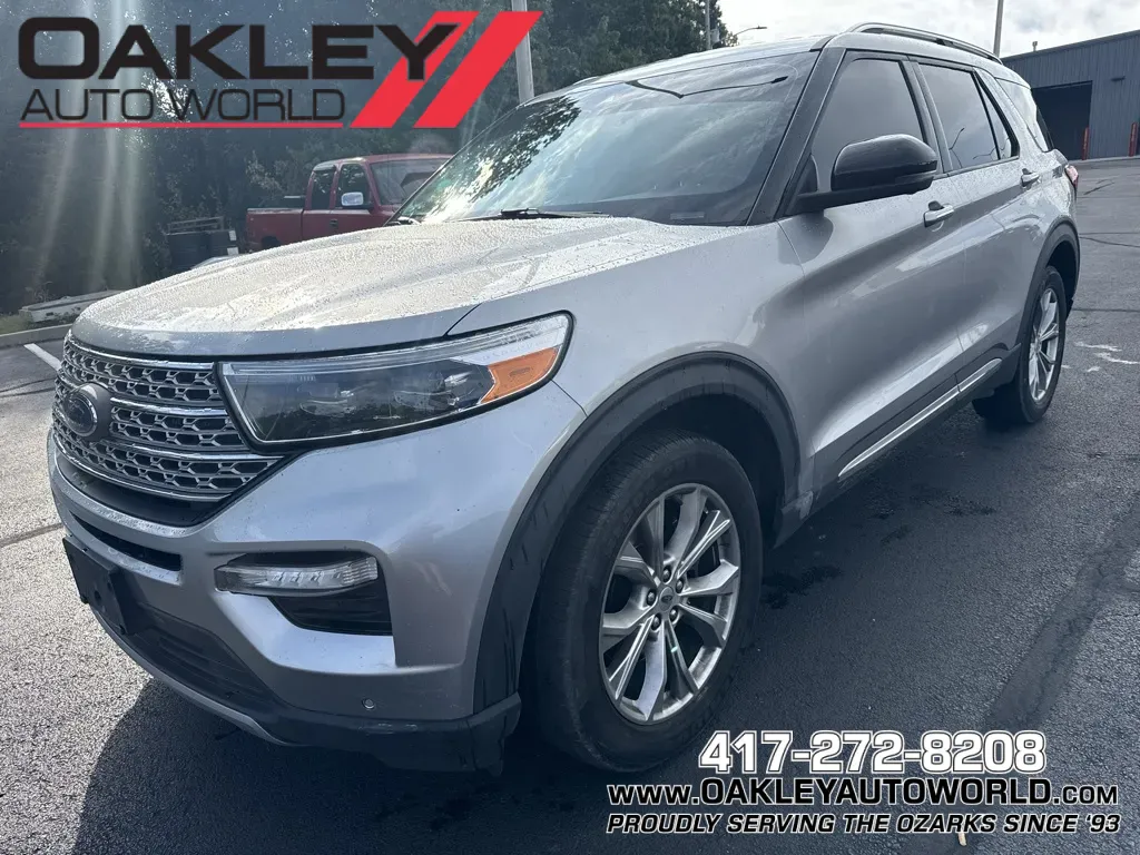 Silver 2021 Ford Explorer Limited for sale in Branson West, MO
