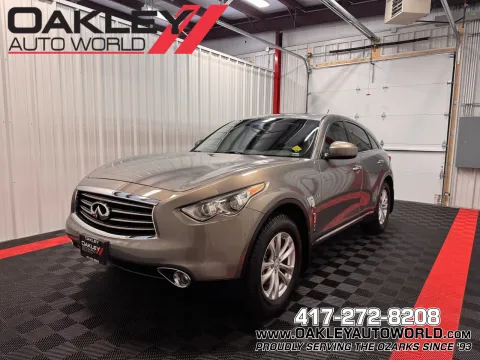 Blue 2014 INFINITI QX70 for sale in Branson West, MO