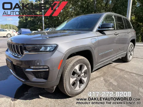 Gray 2023 Jeep Grand Cherokee 4xe for sale in Branson West, MO