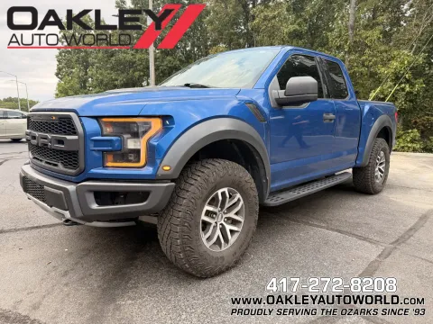 Blue 2018 Ford F-150 Raptor for sale in Branson West, MO