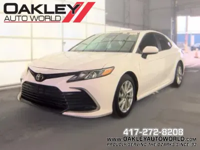 White 2021 Toyota Camry LE for sale in Branson West, MO