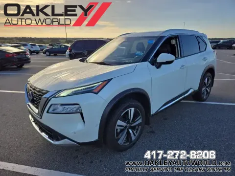 White 2022 Nissan Rogue Platinum for sale in Branson West, MO