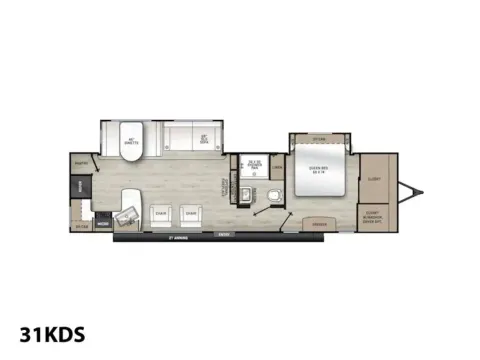 Another view of 2025 Forest River Aurora 31KDS for sale in Valley View, TX at Liberty Trail RV - Denton