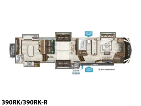 More photos of 2021 Grand Design Solitude 390RK-R at Liberty Trail RV - Denton, TX