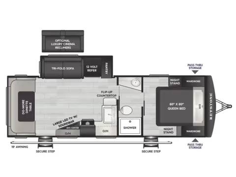 More photos of 2026 Keystone Passport 253RD at Liberty Trail RV - Denton, TX