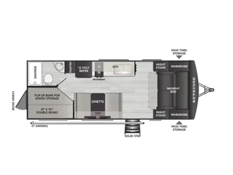 Another view of 2026 Keystone Passport 214BHC for sale in Valley View, TX at Liberty Trail RV - Denton