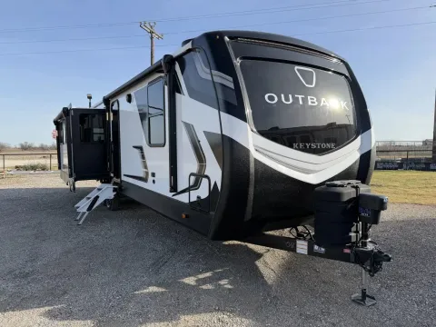 Photos of 2026 Keystone Outback 328RL for sale in Valley View, TX at Liberty Trail RV - Denton