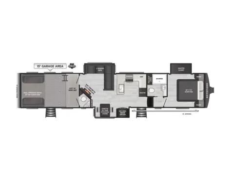 More photos of 2026 Keystone Impact 418 CUSTOM PAINT at Liberty Trail RV - Denton, TX