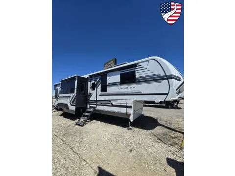 White 2026 Keystone Fuzion 419 for sale in Valley View, TX