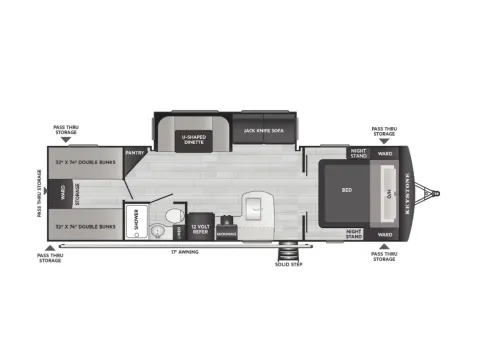 Another view of 2026 Keystone Passport 284QBC for sale in Valley View, TX at Liberty Trail RV - Denton