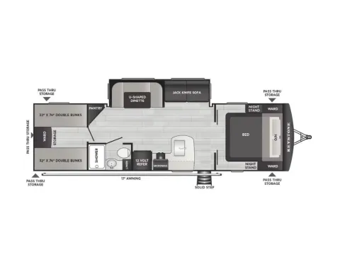 Photos of 2026 Keystone Passport 284QBC for sale in Valley View, TX at Liberty Trail RV - Denton