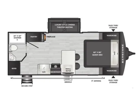 Another view of 2026 Keystone Passport 2080MK for sale in Valley View, TX at Liberty Trail RV - Denton