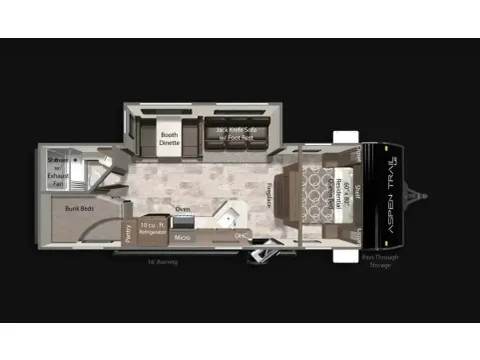 Another view of 2022 Dutchmen Aspen Trail 26BH for sale in Valley View, TX at Liberty Trail RV - Denton