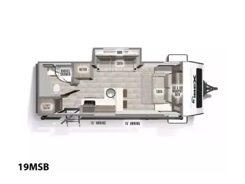 Photos of 2024 Forest River Ibex 19MSB for sale in Valley View, TX at Liberty Trail RV - Denton