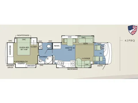Brown 2007 Holiday Rambler Imperial 42PBQ for sale in Valley View, TX