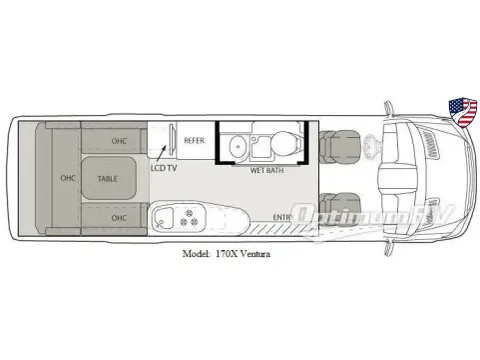 Red 2009 Four Winds Ventura 170X for sale in Valley View, TX