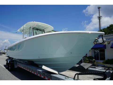 Photos of 2025 Edgewater 340CC for sale in Charleston, SC at Longshore Boats Charleston