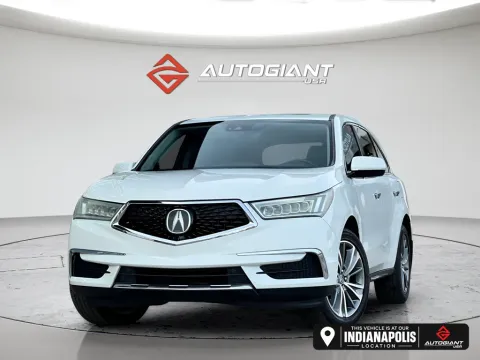 White 2017 Acura MDX 3.5L for sale in Indianapolis, IN