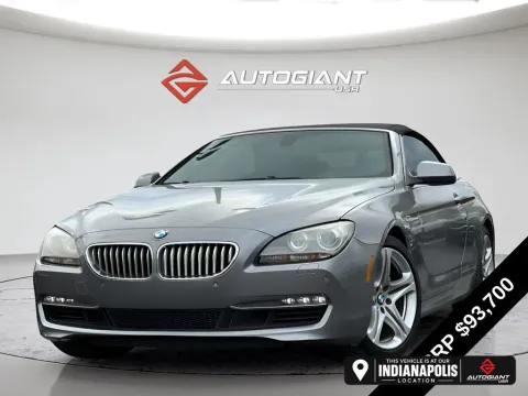 Gray 2013 BMW 6 Series 650i for sale in Indianapolis, IN