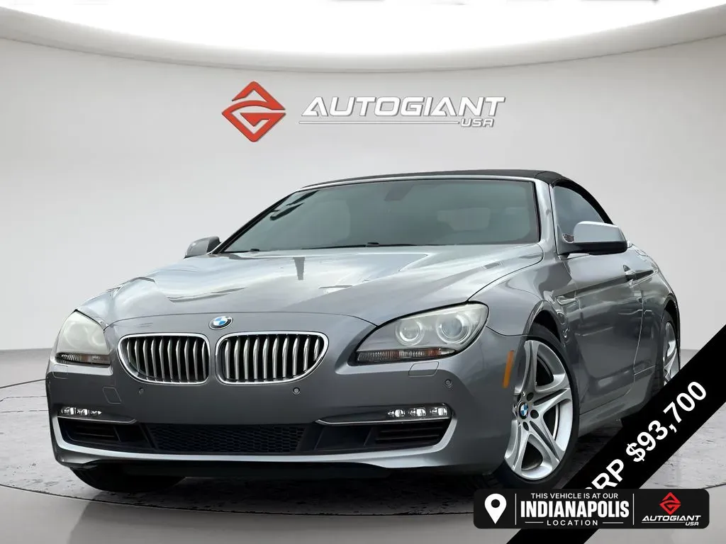 Gray 2013 BMW 6 Series 650i for sale in Indianapolis, IN