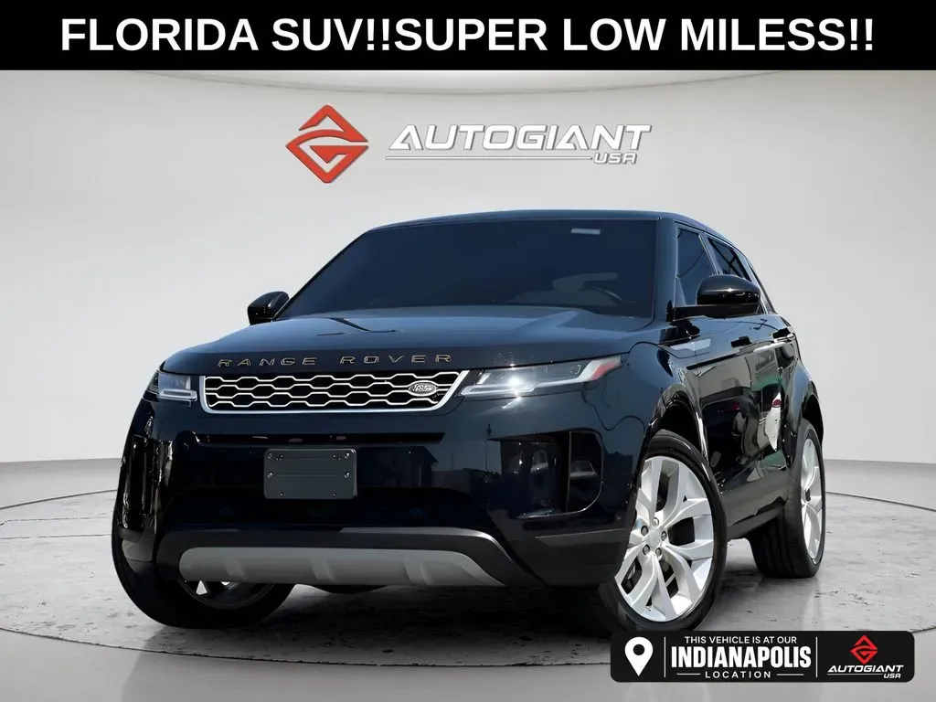 Black 2020 Land Rover Range Rover Evoque SE for sale in Indianapolis, IN