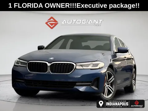 Gray 2021 BMW 5 Series 530i for sale in Indianapolis, IN