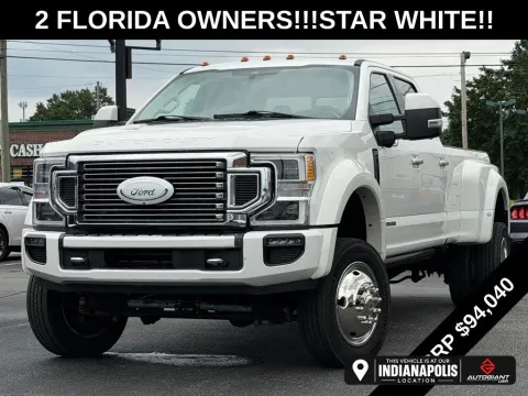 White 2020 Ford F-450SD Limited for sale in Indianapolis, IN