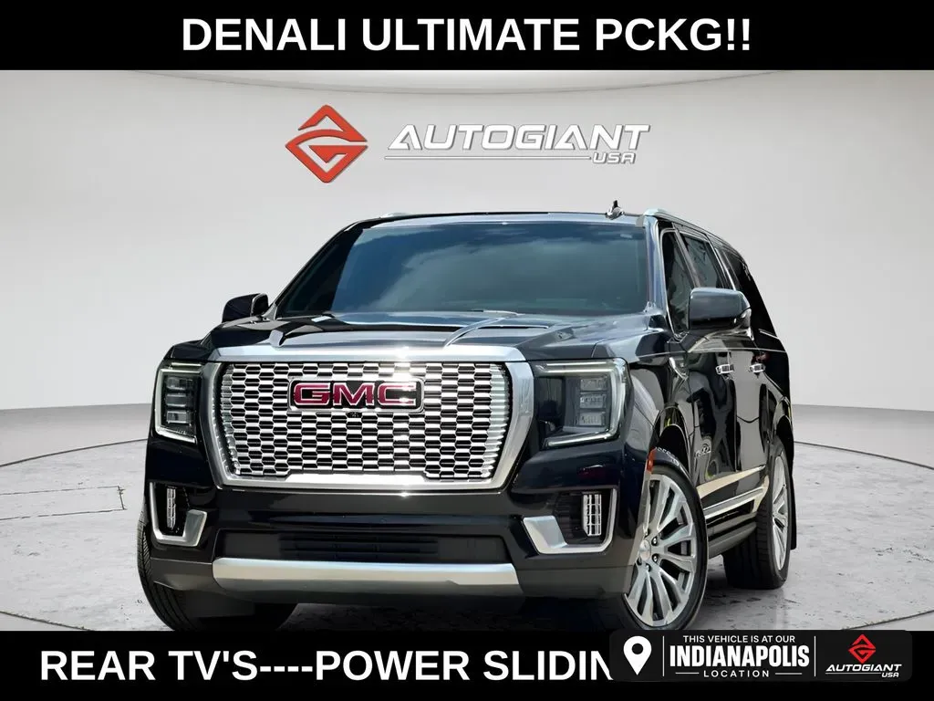 Black 2021 GMC Yukon XL Denali for sale in Indianapolis, IN