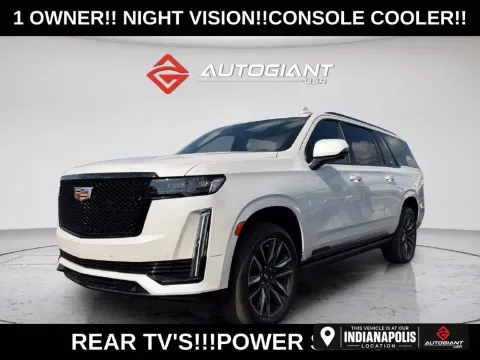 White 2021 Cadillac Escalade ESV Sport Platinum for sale in Indianapolis, IN