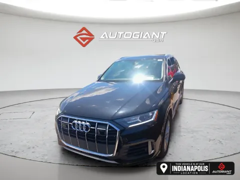 Black 2022 Audi Q7 55 Premium Plus for sale in Indianapolis, IN