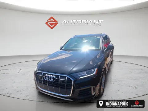 Black 2022 Audi Q7 55 Premium Plus for sale in Indianapolis, IN
