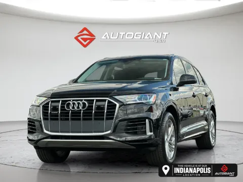 Black 2022 Audi Q7 55 Premium Plus for sale in Indianapolis, IN