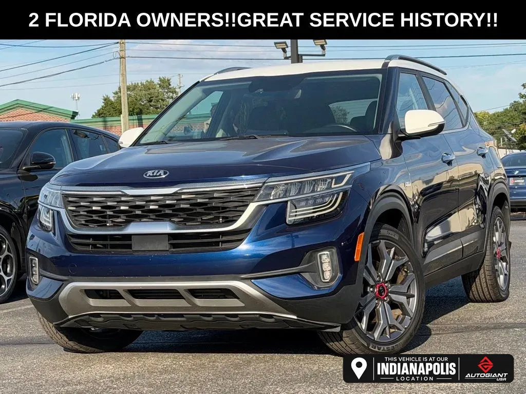 Blue 2021 Kia Seltos SX for sale in Indianapolis, IN