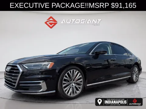 Black 2019 Audi A8 L 55 for sale in Indianapolis, IN