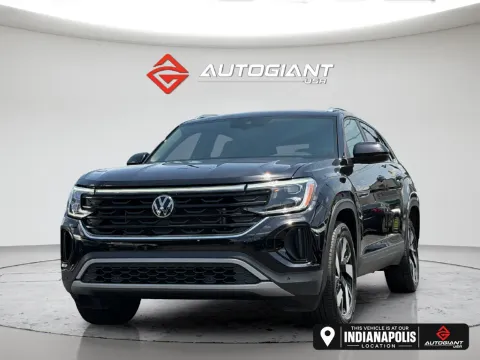 Black 2024 Volkswagen Atlas Cross Sport 2.0T SE w/Technology for sale in Indianapolis, IN
