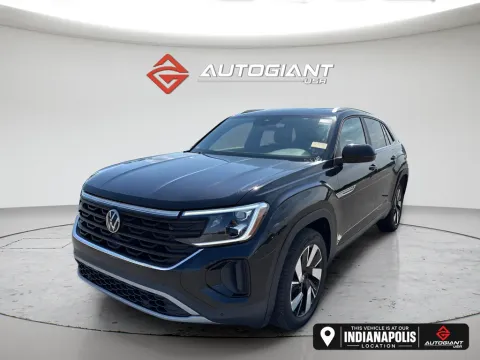 Black 2024 Volkswagen Atlas Cross Sport 2.0T SE w/Technology for sale in Indianapolis, IN