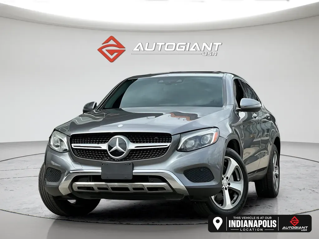 Gray 2017 Mercedes-Benz GLC 300 Coupe for sale in Indianapolis, IN